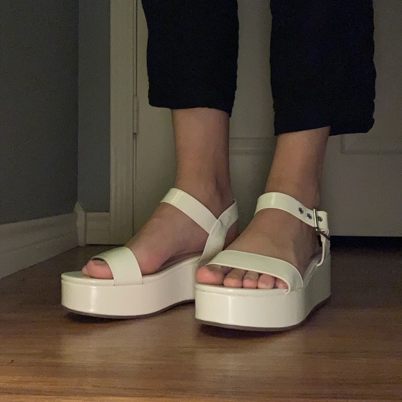 asos white sandals
